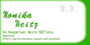 monika weitz business card